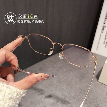 細フレーム眼鏡