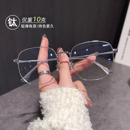 細フレーム眼鏡