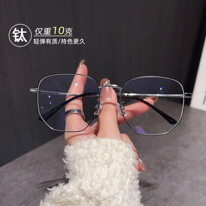 細フレーム眼鏡