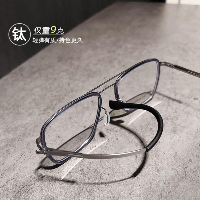 フレーム眼鏡スクエア