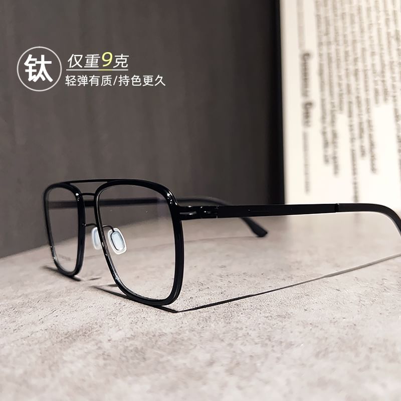 フレーム眼鏡スクエア