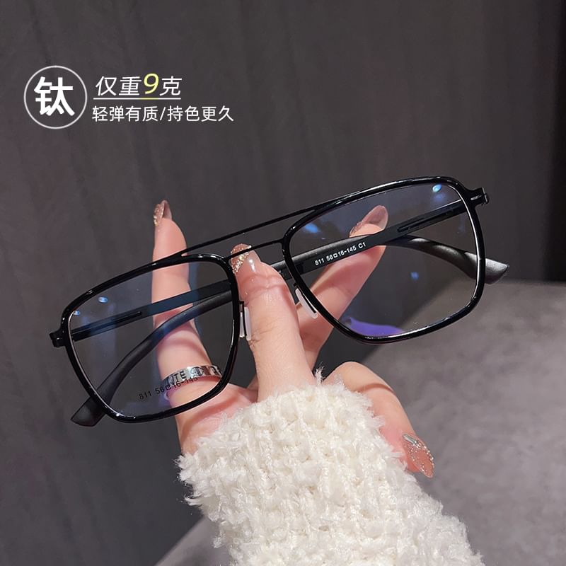 フレーム眼鏡スクエア