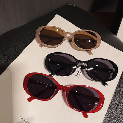 オーバル眼鏡フレーム