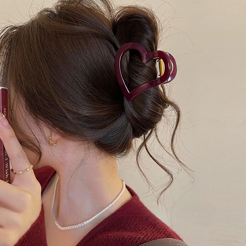 Claw Heart Plain Hair