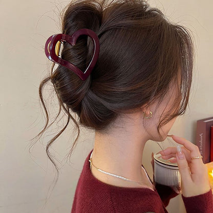 Claw Heart Plain Hair