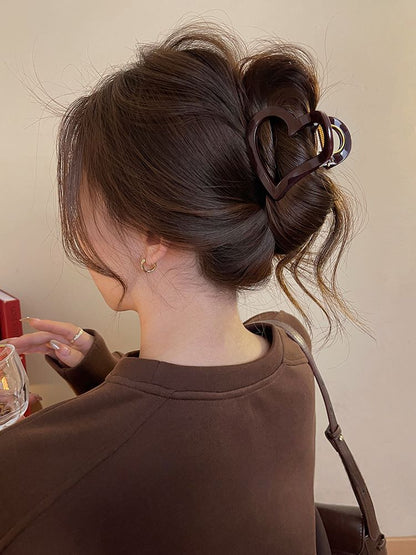 Claw Heart Plain Hair