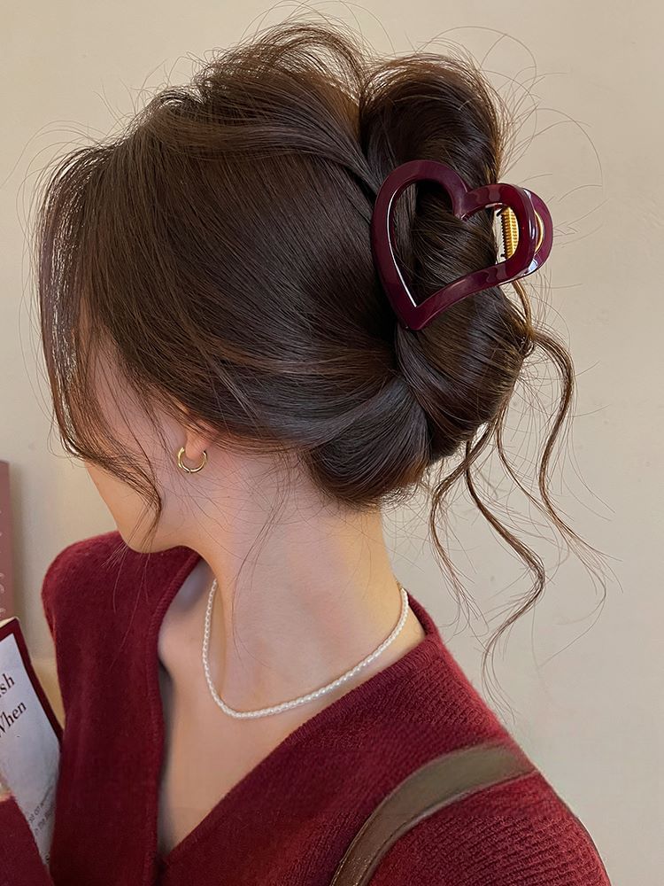 Claw Heart Plain Hair