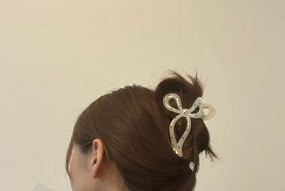 Hair Polka Dot Claw Bow