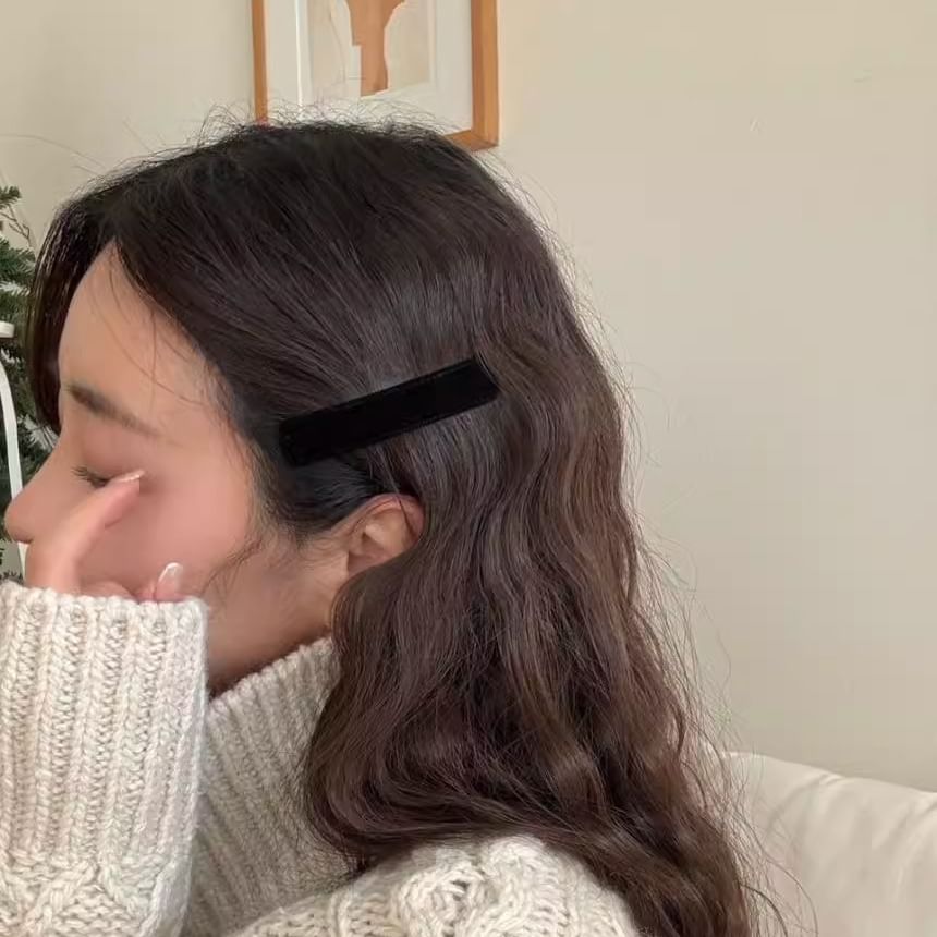 Velvet Plain Clip Hair