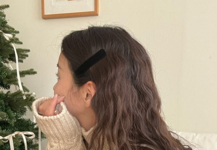 Velvet Plain Clip Hair