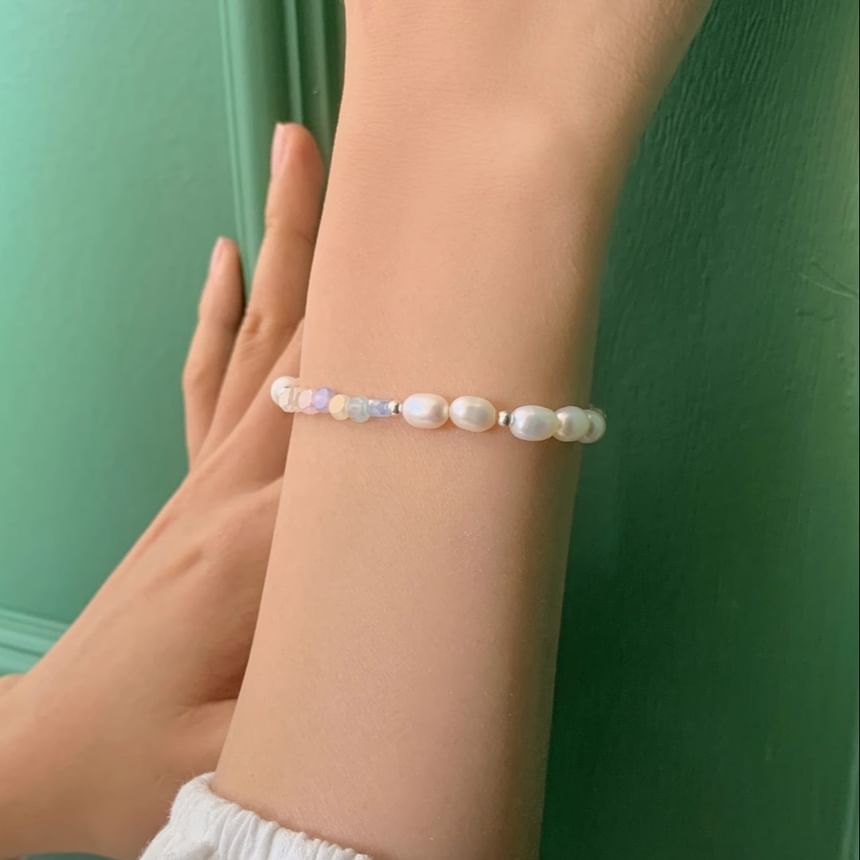 Silver Beaded Sterling Bracelet