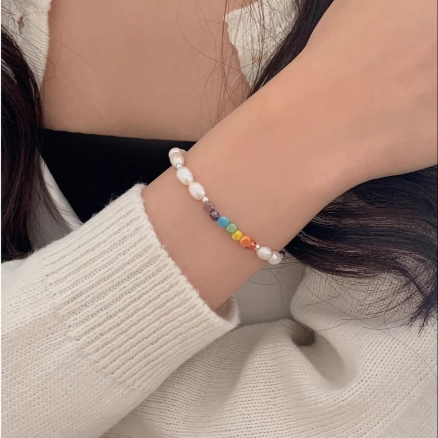 Silver Beaded Sterling Bracelet