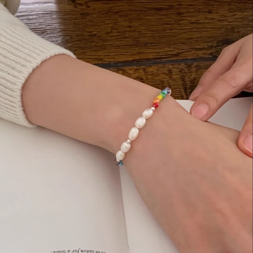 Silver Beaded Sterling Bracelet