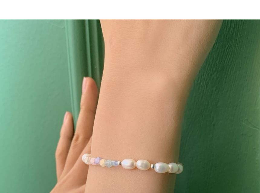 Silver Beaded Sterling Bracelet