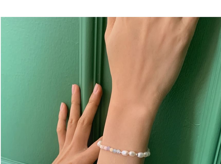 Silver Beaded Sterling Bracelet