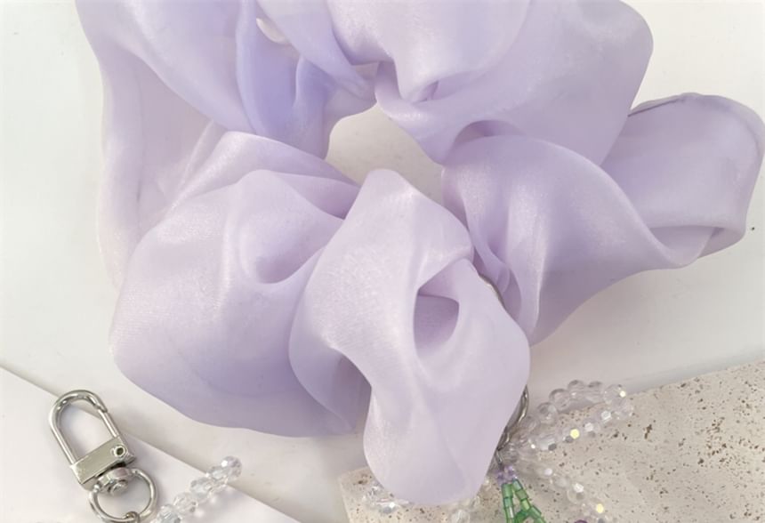 Flower Bow Charm Beaded Phone