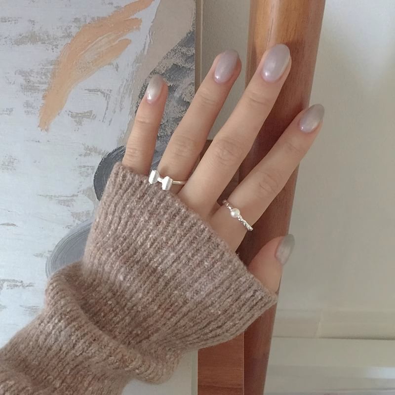 シルバーリング オープンスターリング