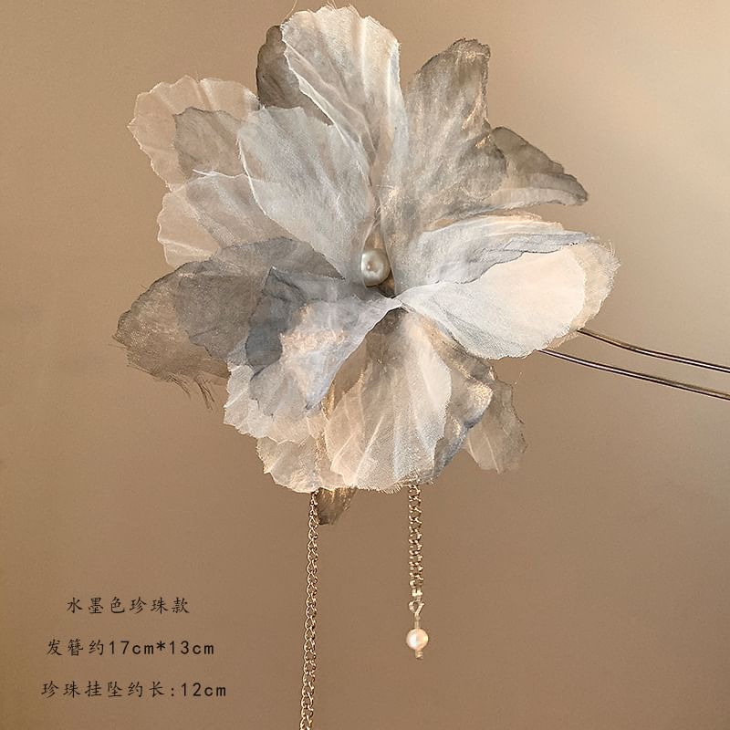 Mesh Blume Pin Haar