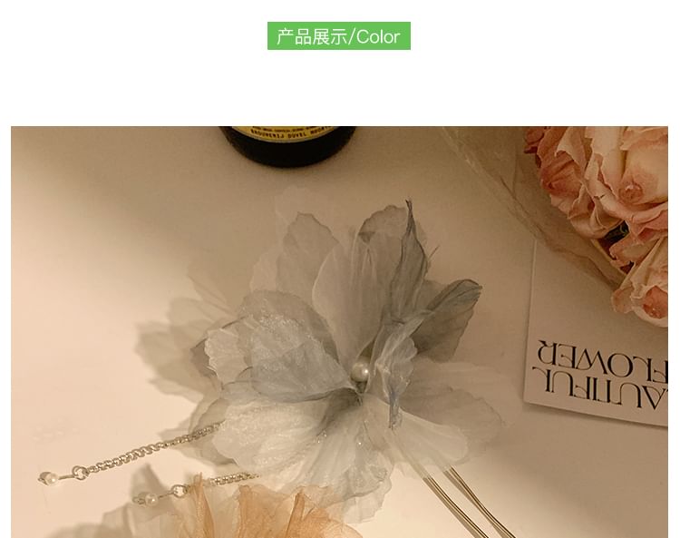 Mesh Blume Pin Haar