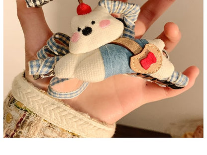 Plaid Cartoon Hair Claw