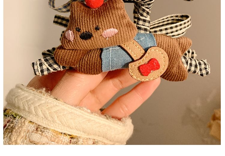 Plaid Cartoon Hair Claw