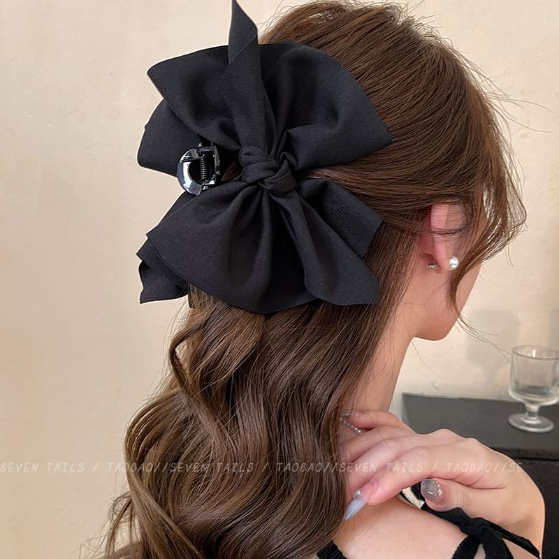 Hair Claw Acrylic Bow