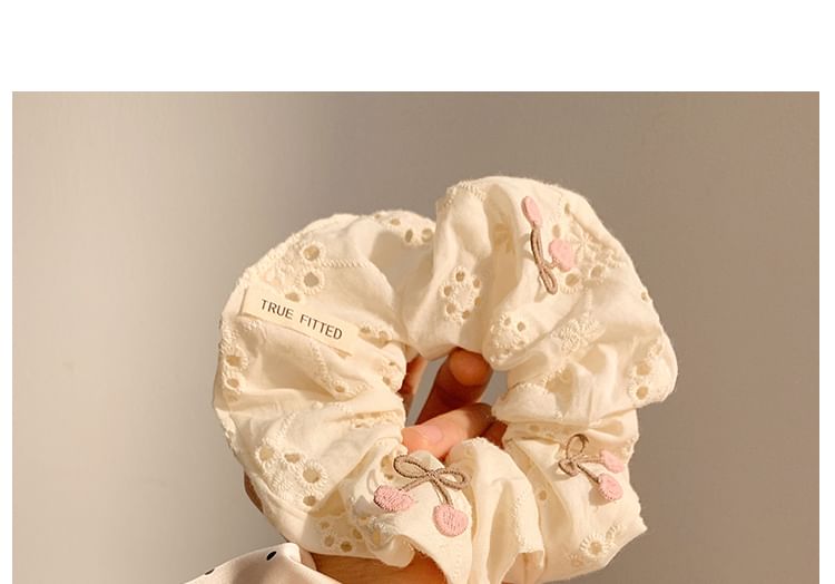 Scrunchie Applique Dot Cherry Designs) / Polka (Various