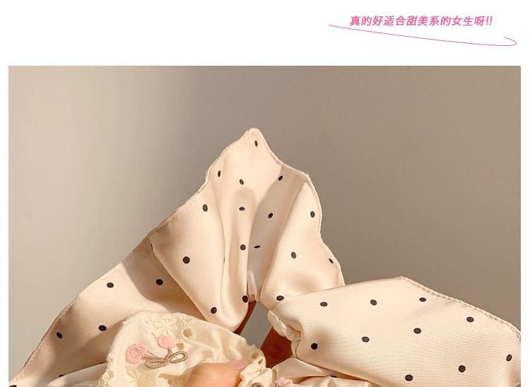 Scrunchie Applique Dot Cherry Designs) / Polka (Various