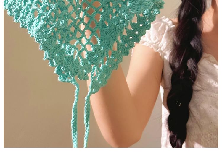 Head Scarf Triangle Floral