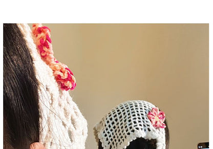 Head Scarf Triangle Floral