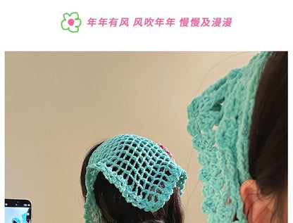 Head Scarf Triangle Floral