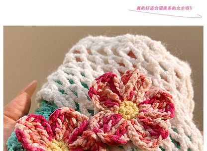 Head Scarf Triangle Floral