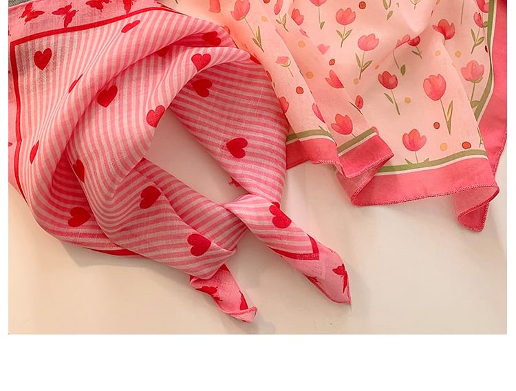 Head Scarf (Various Cotton Print Designs) Linen