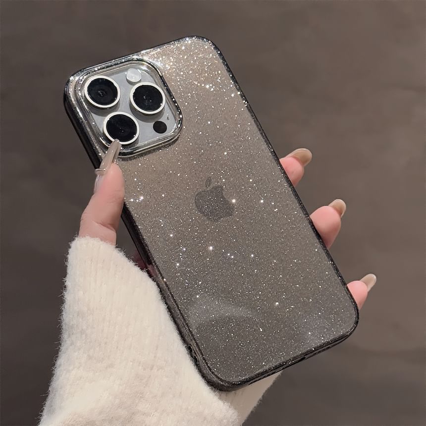 Glitter Transparent Phone Case - Compatible with iPhone