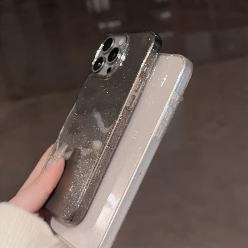 Glitter Transparent Phone Case - Compatible with iPhone