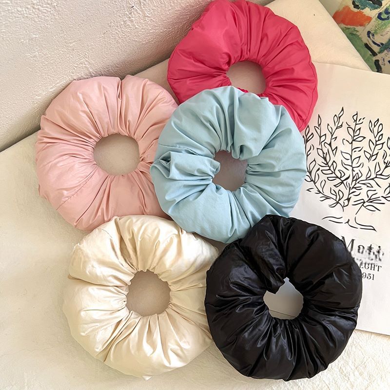 Puffed Plain Scrunchie