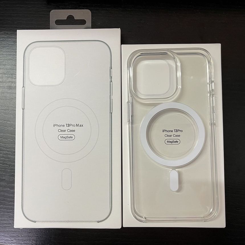 Transparent Magnetic Phone Case - Compatible with iPhone and MagSafe