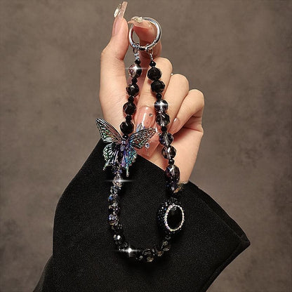 Schmetterlings-Handyband aus Kunstkristall