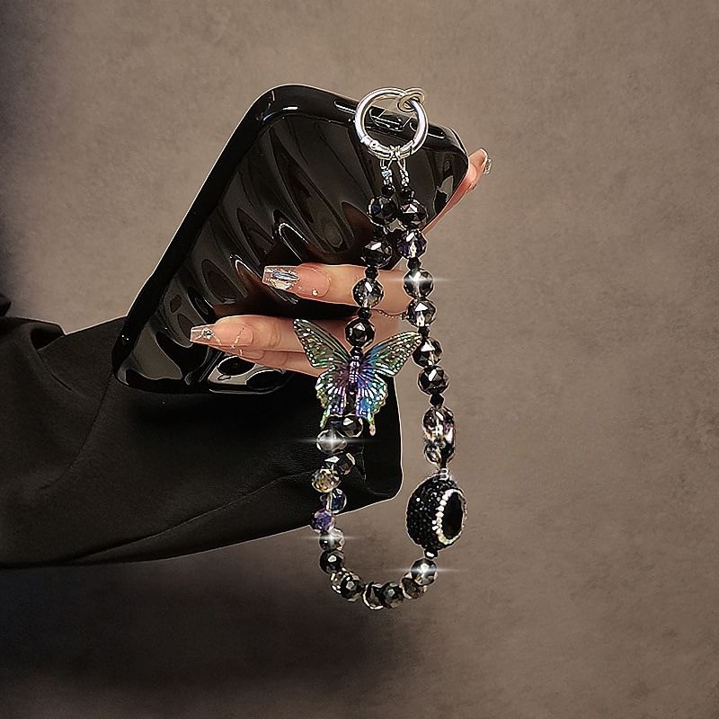 Schmetterlings-Handyband aus Kunstkristall