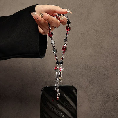 Faux Strap Telefon Schleife Kristall