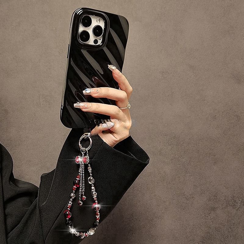 Faux Strap Telefon Schleife Kristall