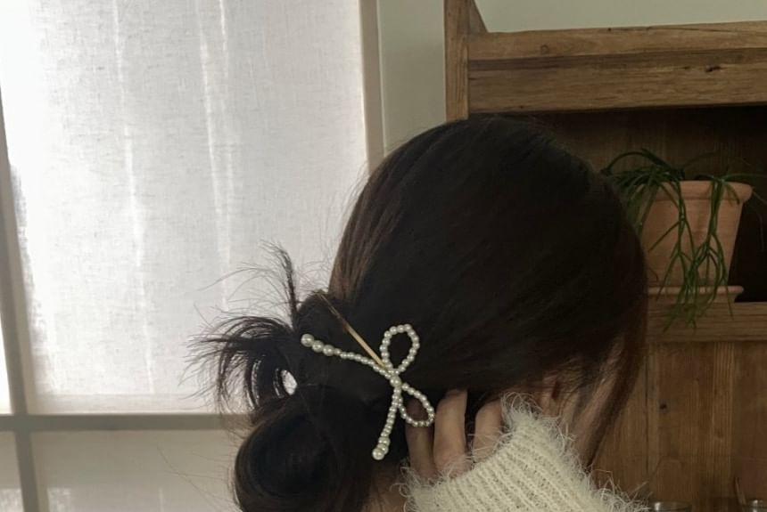 Pin Faux Alloy Hair Pearl