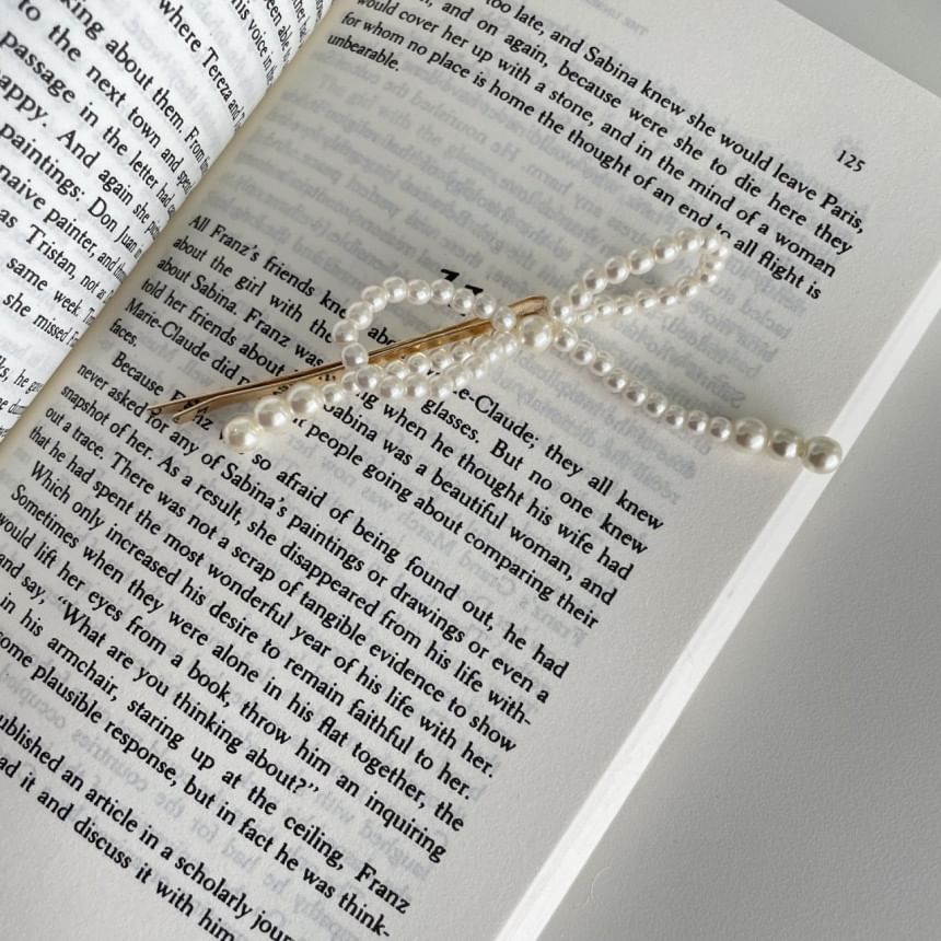 Pin Faux Alloy Hair Pearl