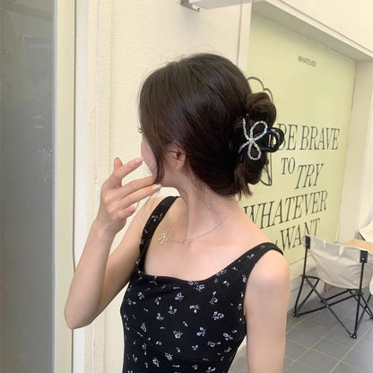 Claw Hair Acrylic Beaded Bow