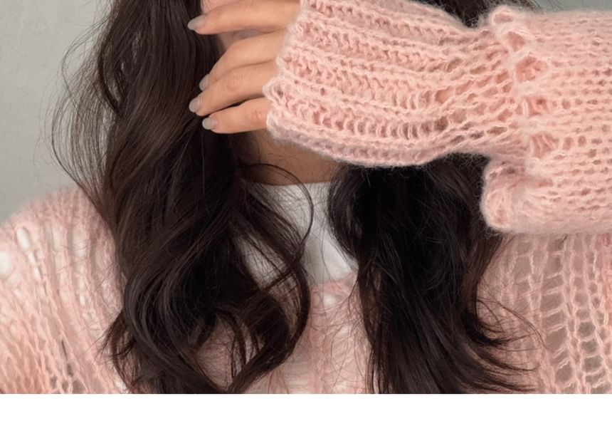 Fluffy Heart Set Hair Clip
