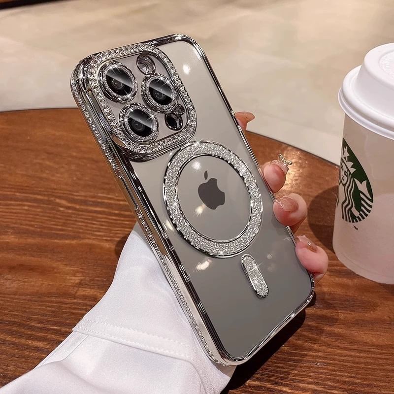Embellished Magnetic Phone Case - Compatible with iPhone and MagSafe