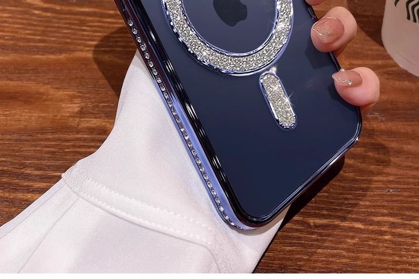 Magnetic with MagSafe) Case Phone (Compatible Embellished