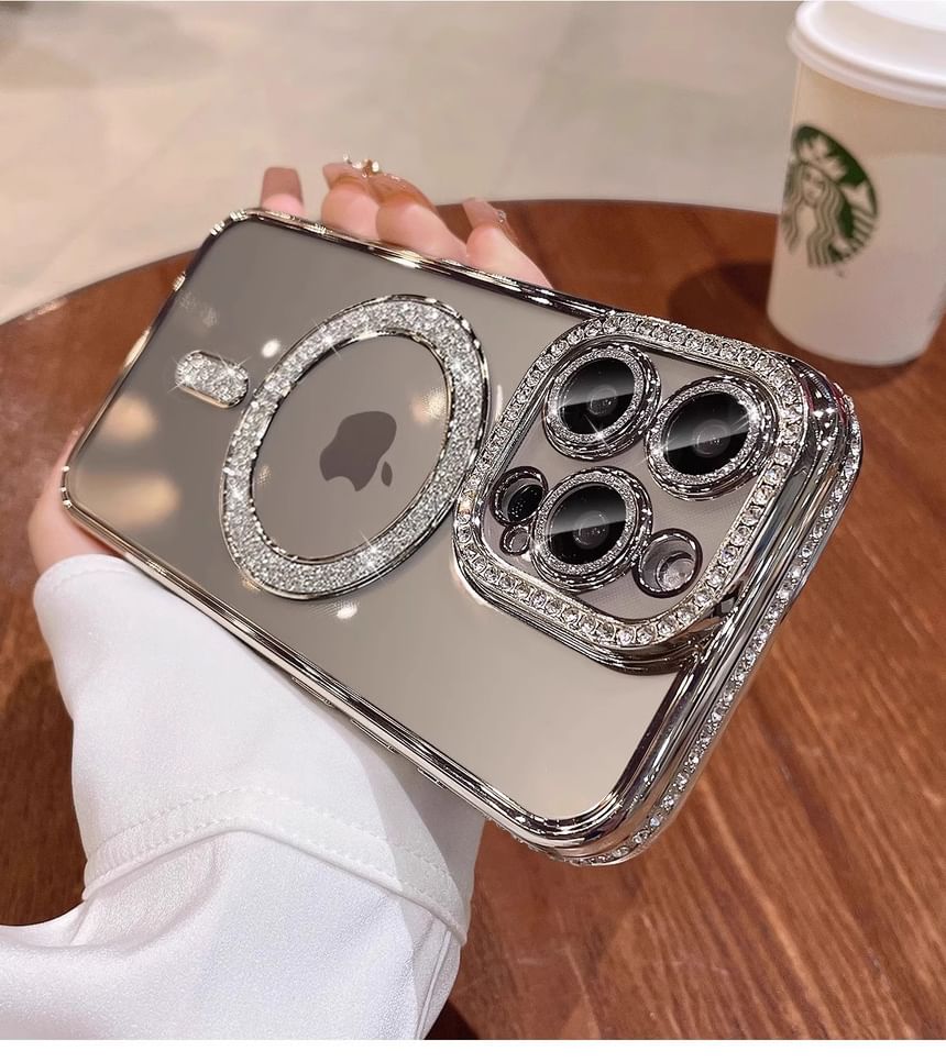 Embellished Magnetic Phone Case - Compatible with iPhone and MagSafe