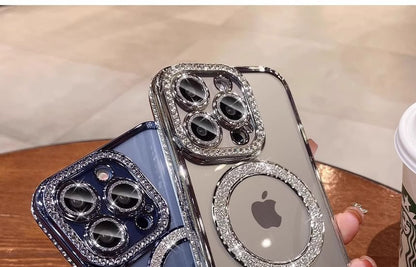 MagSafe) Magnetic with Embellished Phone (Compatible Case