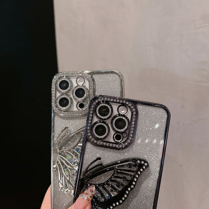 Embellished Stand Phone Case Butterfly
